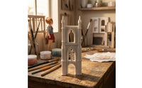 Miniature Gothic Arch Arched Openings Gothic Arch Backdrop Pointed Tapered Tips for Dollhouse, Diorama