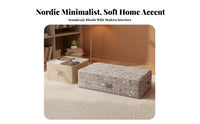 Foldable Fabric Storage Drawer Reinforced Handles Underbed Storage Bag for Attic