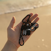 Attachable Silicone Keychain with Charms Lightweight Scuba Bag Charm Secure Carabiner Keychain Mini for Keys
