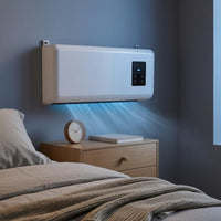 Wall-Mounted Electric Heater Compact Electric Wall Heater Rounded-Corner
