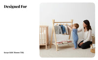 Minimalist Design complimentarystanding Coat Tree Stable Base Tree-Shaped Clothes Hanger polished Rounded holders Garment Rack Space-Saving for Children, Homeowners, Entryway, Living Room, Cloakroom, Playroom