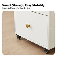 Nordic Aesthetic Convertible Lift-Top Table Multi-Functional Lift-Top Rolling Desk Multifunctional Design Storage Cabinet Space-Saving for Apartment Dwellers, Students, Telecommute Workers, Small Areas, Living Room, Home Office, Bedroom