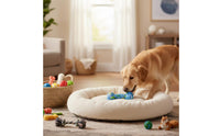 Bone Shaped Dog Toy Built-in Squeaker Squeaky Dog Toy Boredom Reliever Bone for Aggressive Chewers, Large Dogs, Training, Outdoor