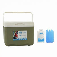 Carry Handle Insulated Cooler Box Hot and Cold Use Portable Cooler Box Sturdy Food Storage Compact