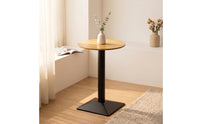 Coffee Table Space-Saving Table with Pedestal Base Sturdy Furniture for Reception Area