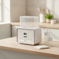AllAll-in-1 Baby Bottle Warmer with Timer Fast Heating Bottle Warmer and Sterilizer Keep Warm Formula Heater Easy to Use for Newborns, Nursery, Kitchen