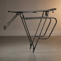 V-Style Brake Compatible Bike Rear Cargo Rack Sturdy Rear Rack with Pannier Guards Solid Universal for Commuters