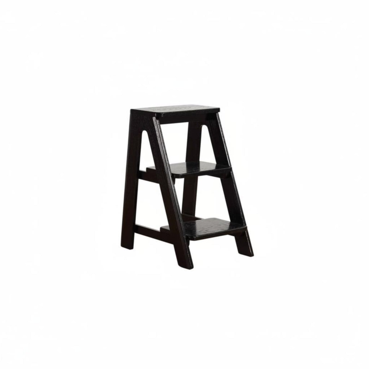Nordic Design Two-Step Ladder Stool Multi-Functional Household Furniture Sturdy Build Space-Saving for Homeowners, Seniors, Parents, Kitchen, Dining Room, Home Bar, Office