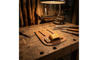 Leather Tool Holder Rectangular Belt Tool Holder Everyday Carry Belt Organizer Pocket-Style Work Gear Strong Stitching