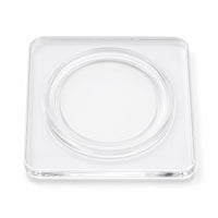 Clear Jewelry Display Tray Transparent Bangle Display Tray Visible Acrylic Bracelet Holder Tabletop for Jewelers, Photographers, Vanity, Boutique Counters