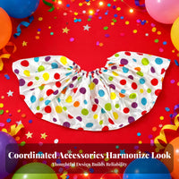 Layered Ruffles Clown Collar Shiny Clown Ruffle Collar