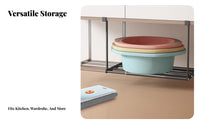 Bathroom Storage Rack, Stainless Steel Wash Basin Organizer, Layered Shelf, Fixed Frame, Anti-Tip