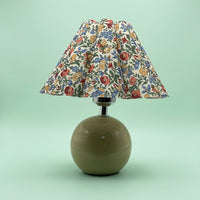 Lampshade for Table Lamps with Eight Petal Flower Design, Cloth Light Shade for Living Room Decor