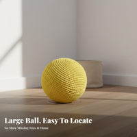 Sisal Feline Sphere Bite Resistant Cat Scratching Ball Toy Pet Supply for Indoor Cats, Kittens