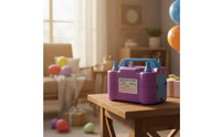 Portable Balloon Inflator with Dual Nozzle for Party Planners, Parties