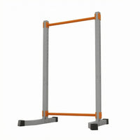 Height-Adjustable Pull-up Station Metal Tubing Floor Pull-up Bar Foldable Sports Gear for Home Gym
