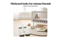 Cartoon Animal Young Child Socks Fleece-Lined Warmth Infant Crawling Knee Pads Soft & Comfortable Anti-Slip Young Child Kneepads for Infants