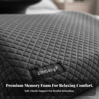 Pressure Relief Prone Sleeping Pillow Skin-Friendly Textile Face Down Bed Pillow Breathable Cover for Bedroom