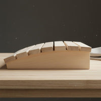 Sauna Headrest Ventilated Design Ergonomic Sauna Pillow Wooden Neck Support for Spa