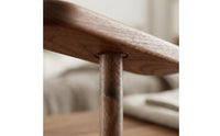 Oval Base T-Shaped Watch Stand Natural Grain Wooden Watch Stand Polished Finish T Shaped Bracelet Holder Rounded Edges