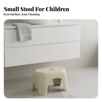 Thickened Design Stackable Plastic Stool multifunctional Utility Stepping aid multifunctional Small Seat Lightweight for Children, Families, Bathroom, Entryway, Living Room, Kitchen