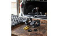 2 Pieces Easy Installation Quick Release Tool Clamp Heavy Duty Rubber Clamp Mount Wall Mount Tool Grip for Non-Road Enthusiasts, Garage, Truck Bed, Roof Rack, Workshop