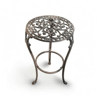 Iron Plant Stand Vintage-Style Metal Flower Stand Antique for Balcony, Gardeners