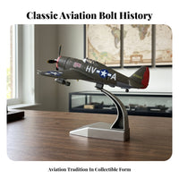 1;72 P-47 Fighter Model  Diecastl U.star Symbol Insignia Wartime airplane Model Fighter Plane Detailed Reproduction