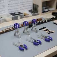 6 Pieces Woodwind Repair Clip Compact Key Pad Clamp Lightweight Woodwind Repair Tool