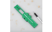 Multi Functional Aluminum Angle Ruler Clear Scale Angle Marking Ruler Sturdy Layout Measuring Tool Rust Resistant for Woodworkers, Carpenters, Woodworking Shop, Furniture Making