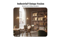 Cafe Table and Sofa Combination Retro Design Restaurant Booth Set Comfortable Seating Industrial Dining Set for Bar Owners, Dessert Shop, Tea House
