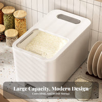 Moisture-Proof Rice Storage Container Transparent Lid Rice Storage Bin Safe