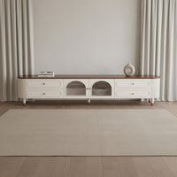 Luxury Look Coffee Table and TV Stand Set Modern Minimalist TV Stand and Coffee Table Set Clean Lines Home Furniture