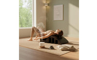 Contoured Pilates Spine Corrector Textured Stretching Aid Stepped Profile Pilates Arched Arched for Floor Exercises