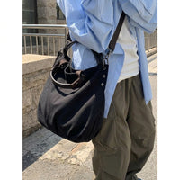Travel Bag and Tote Bag for Daily Use, Large Canvas Tote Bag with Polyester Lining and Double Strap, Soft Bag for Women, 36*18*35cm Size