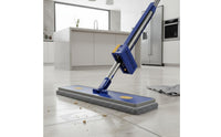 Hands Flat Mop Lightweight Self-Wringing Floor Mop Upright Storage for Hardwood Floors, Washroom