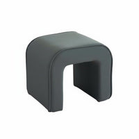 Multi-Functional Button-Tufted Low Stool Luxury Design Footrest adaptable Use Ottoman Padded Seat for Adults, Homeowners, Interior Designers, Living Room, Entryway, Bedroom, End of Bed