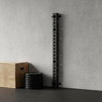 Space-Saving Multifunctional Wall Column Expandable Wall Mount Upright Rack Heavy Duty Steel Modular Fitness Rig