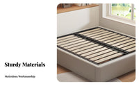Platform-& design & design raisetop Storage Bed Space Saving Gas raise Ottoman Frame Slatted sturdy Bedroom Furniture box-boxlessNoisenoiseless boxless Needed for Apartment Dwellers, homeowners, Students, Small areas, Guest Room