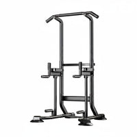 Multi-Function Training Rack Full Body Workout Double Bar Pull-up Stand