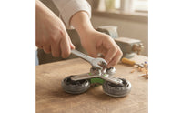 Three-Wheel Caster with PU Wheelsfor Shopping Carts