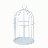 Decorative Birdcage Domed Metal Display Cage Hanging Round Bird Cage for Table Decor