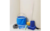 15 Pieces Car Wash Set with Pail and Glove Microfiber Car Wash Kit with Pail Auto Cleaning Kit Allall-Inclusive Complete