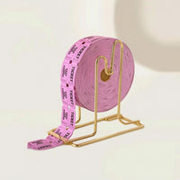 Tabletop Ticket Roll Dispenser Gold-Colored Raffle Ticket Dispenser Sturdy Long-Lasting for Checkout