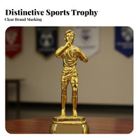 Gold Plated Soccer Referee Award Exquisite Craftsmanship Soccer Award Collectible for Sports Coaches, Teams, Office Decoration, Home Decor