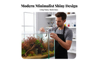 Aquarium Inflow Outflow Pipe Kit Rust Resistant Aquarium Inflow Outflow Rustproof Metal Strainer Tube Kit for Aquascapers