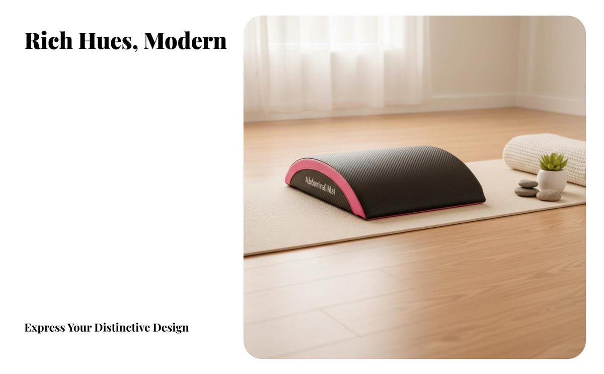 Ab Mat Ergonomic Design Abdominal Mat Firm Foam Sit-up Pad for Home Gym, Travel