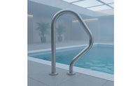 Rustproof Pool Handrail Corrosion-Resistant Pool Grab Long-Lasting Easy-Grip for Swimmers
