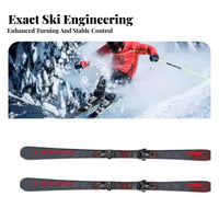 peak-wide Carving Skis Intermediate Level frosty recreation Equipment adaptable descent Boards for Recreational Skiers, Men, Groomers, powder, away from-Piste