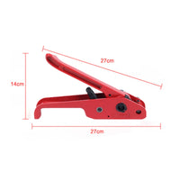 Manual Strapping Tensioner Easy to Operate Strapping Tensioner with Cutter Efficient Manual Banding Tool for Packers, Warehouses